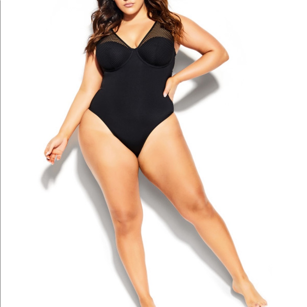 Ithica Underwire 1 Piece - black